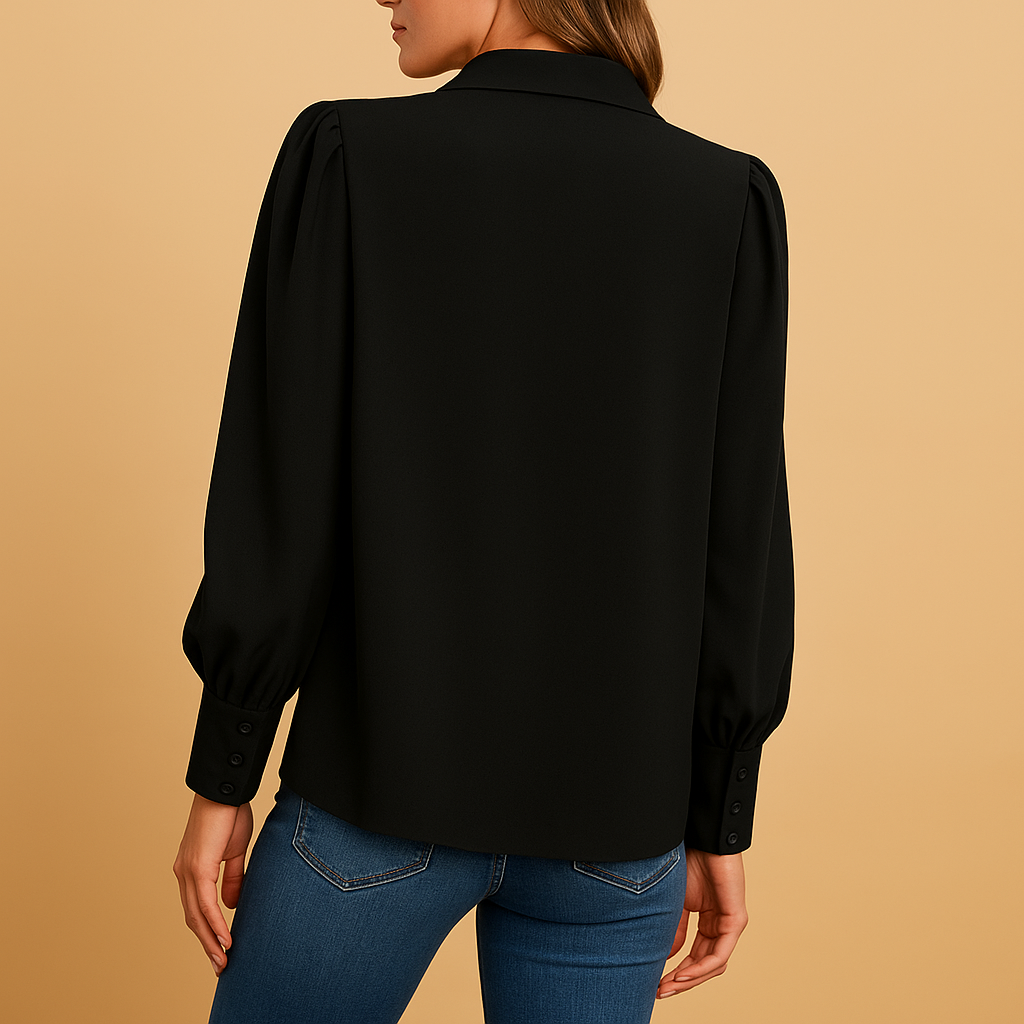 Elegant lantern sleeve blouse for women | Clara