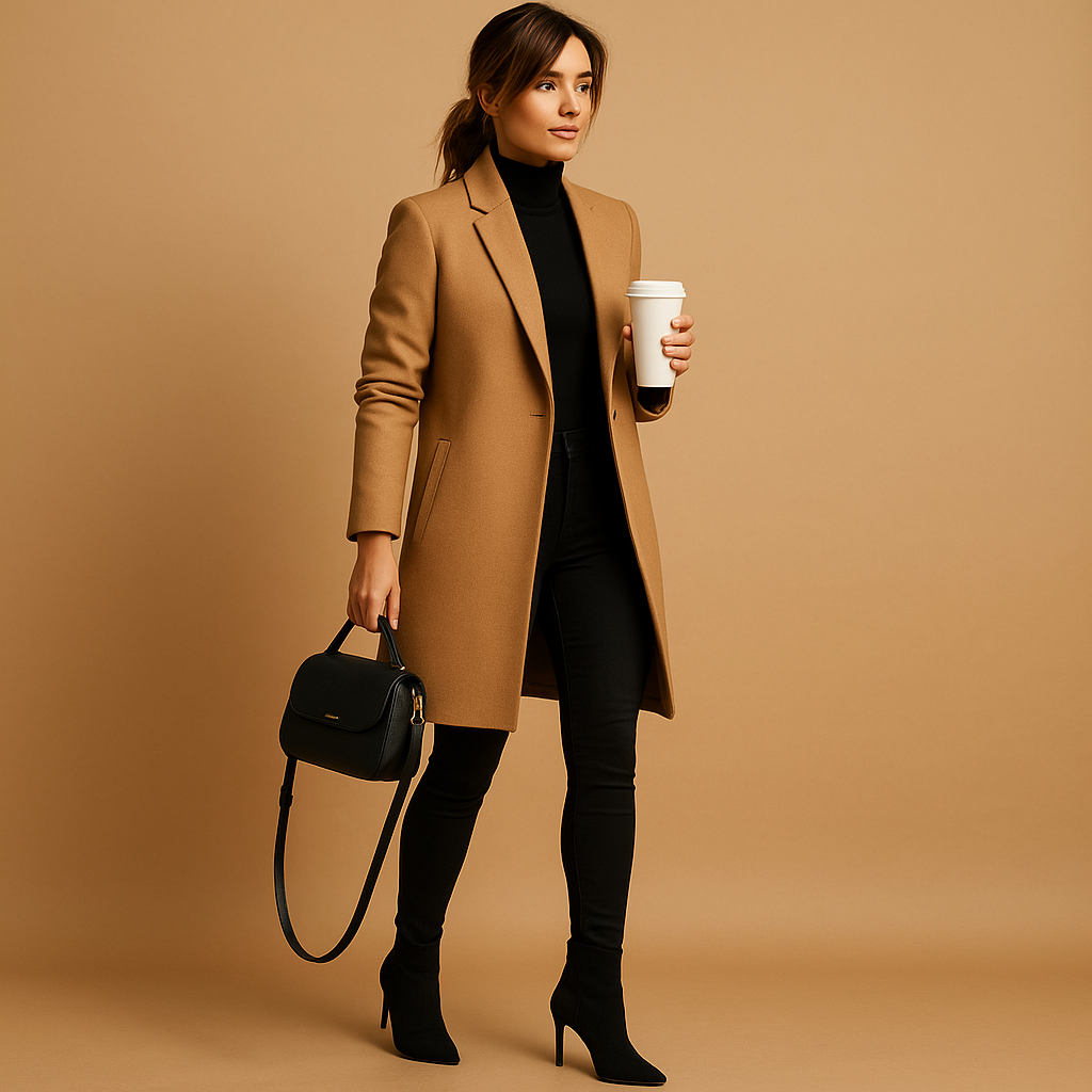 Elegant lightweight spring coat for women | Irina