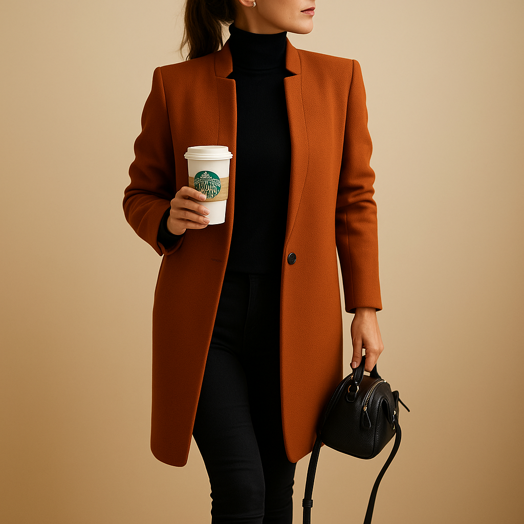 Elegant lightweight spring coat for women | Irina