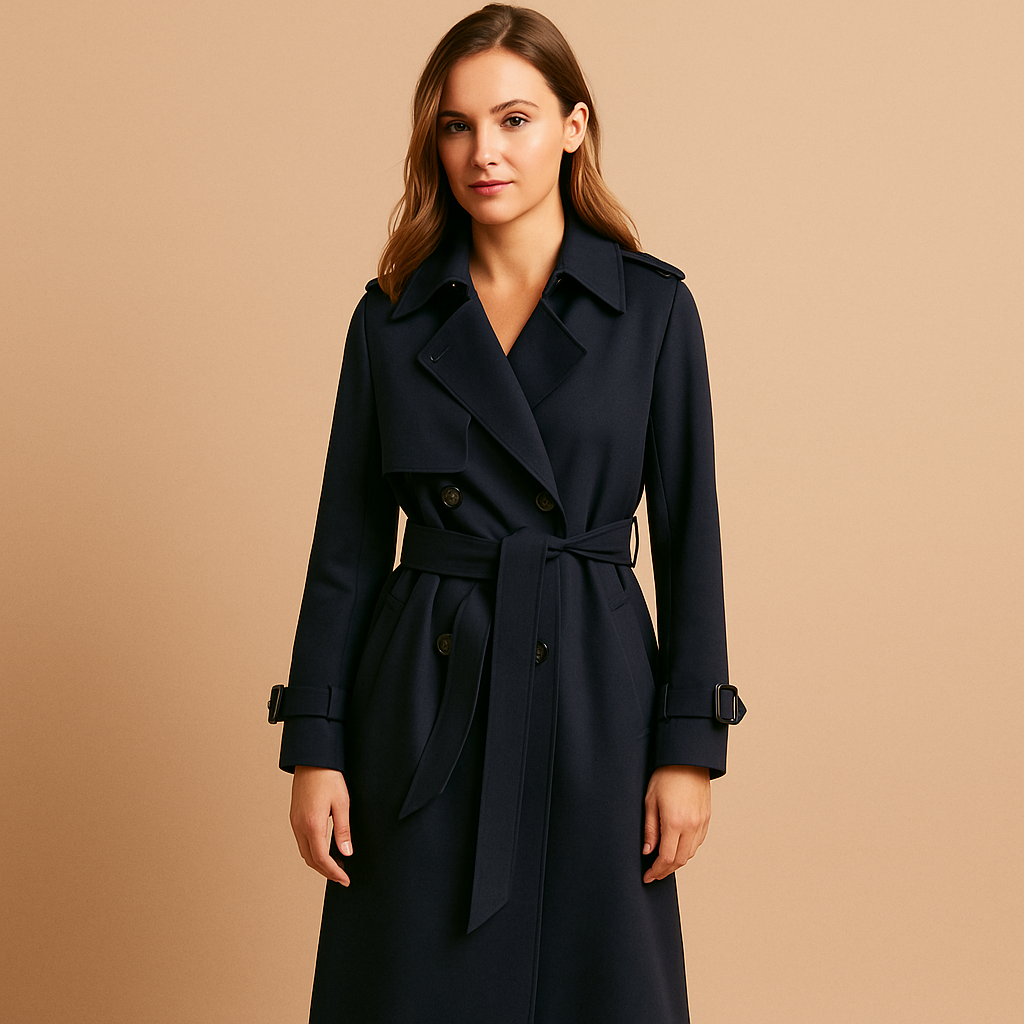 Elegant long winter coat for women | Celeste