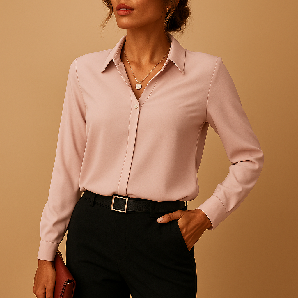 Elegant solid color blouse for women | Grace