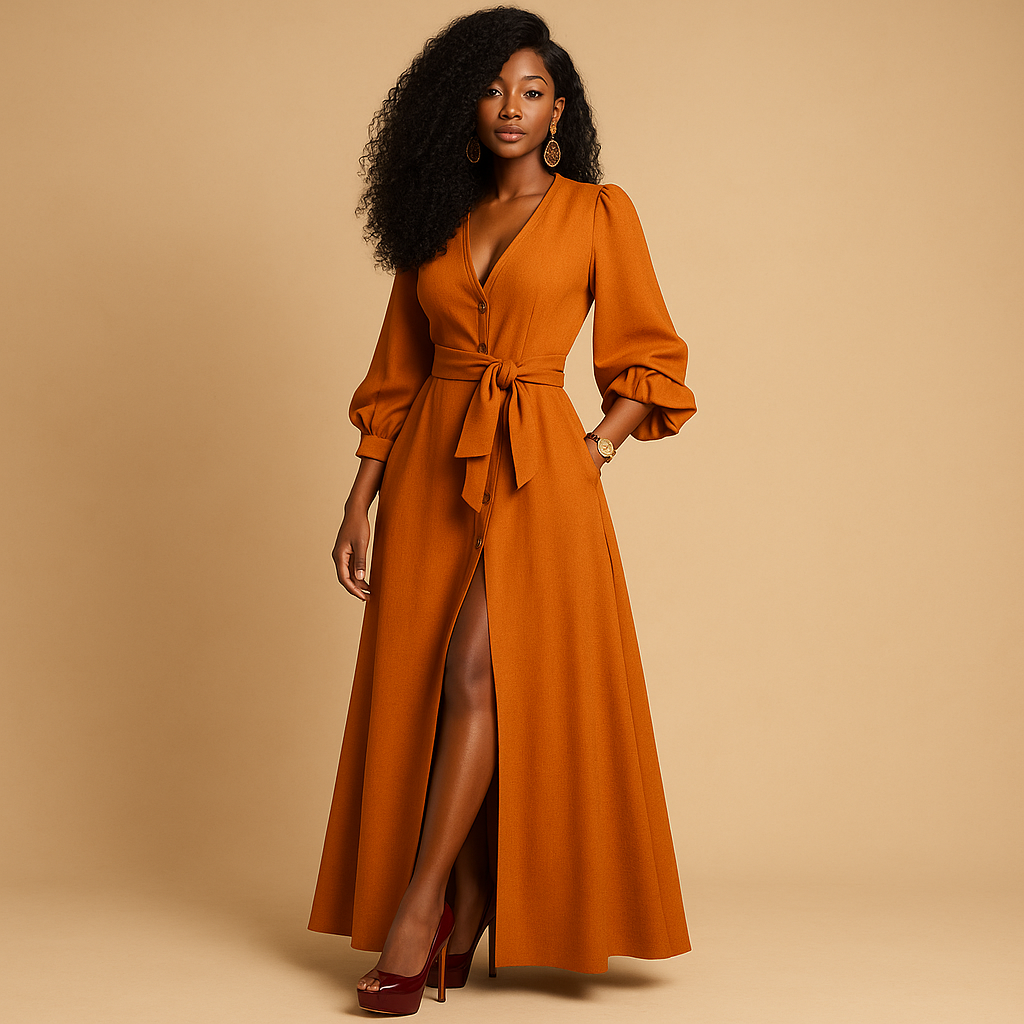 Elegant summer maxi dress for women | Elinor