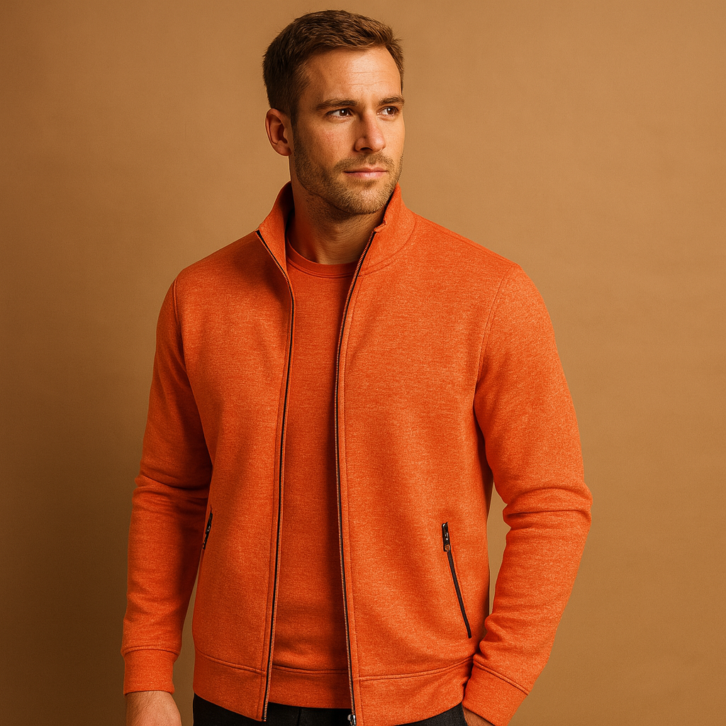 Elegant zip cardigan for men | Julian