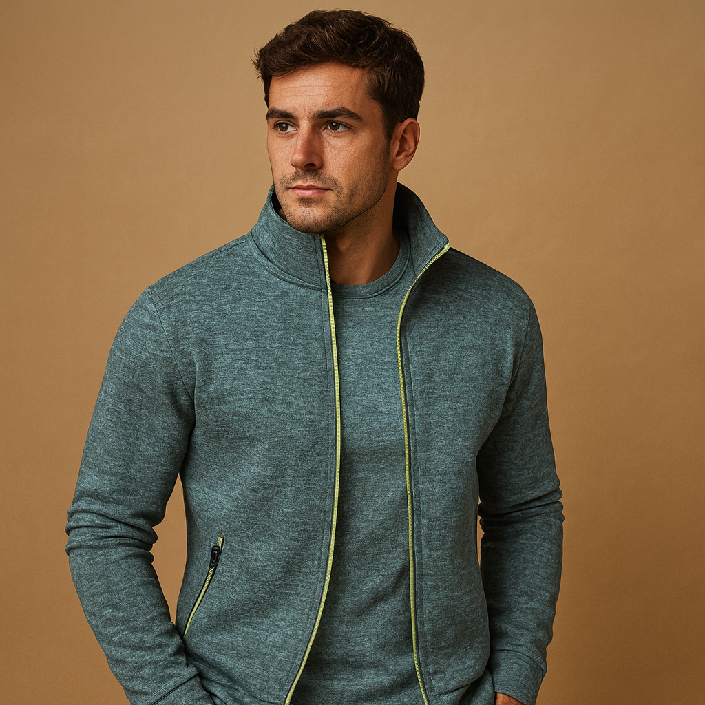Elegant zip cardigan for men | Julian