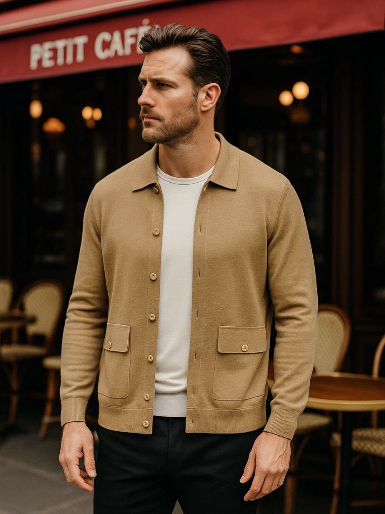 Essential Cashmere Jacket for Men