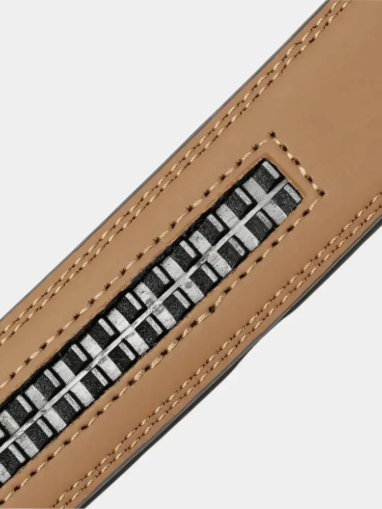 Essential Elegant Leather Belt Without Buckle for Men