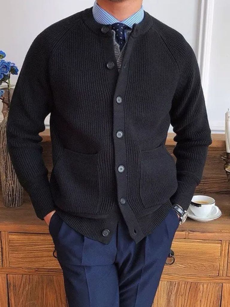 Essential Knit Cardigan for Men
