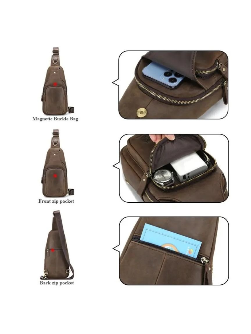 Essential Leather Shoulderbag for Men