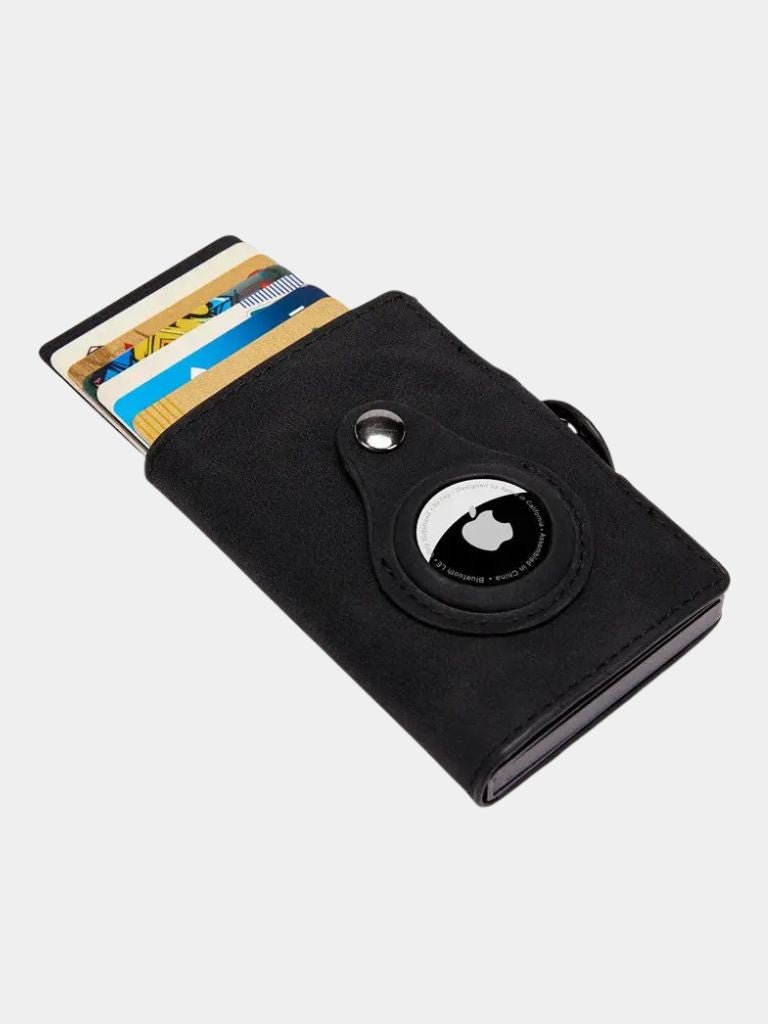 Essential Modern Wallet with AirTag Holder RFID Blocking for Men