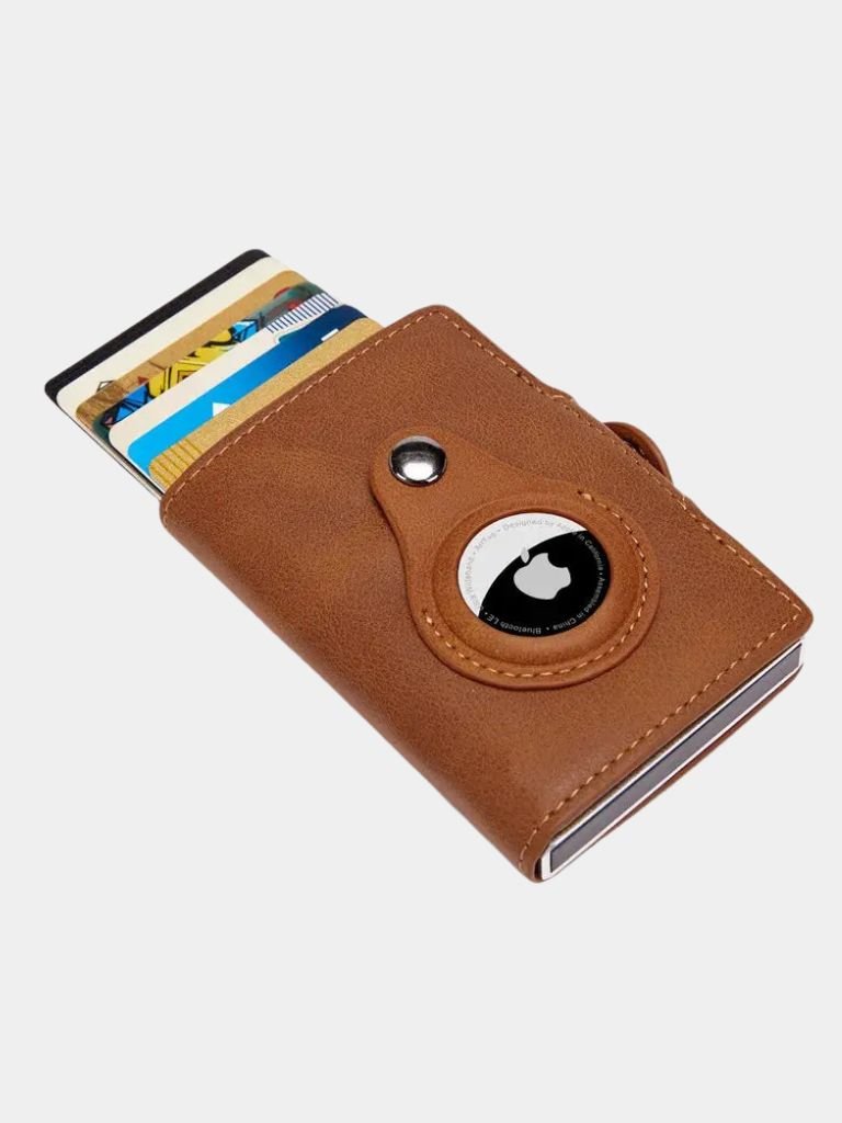 Essential Modern Wallet with AirTag Holder RFID Blocking for Men