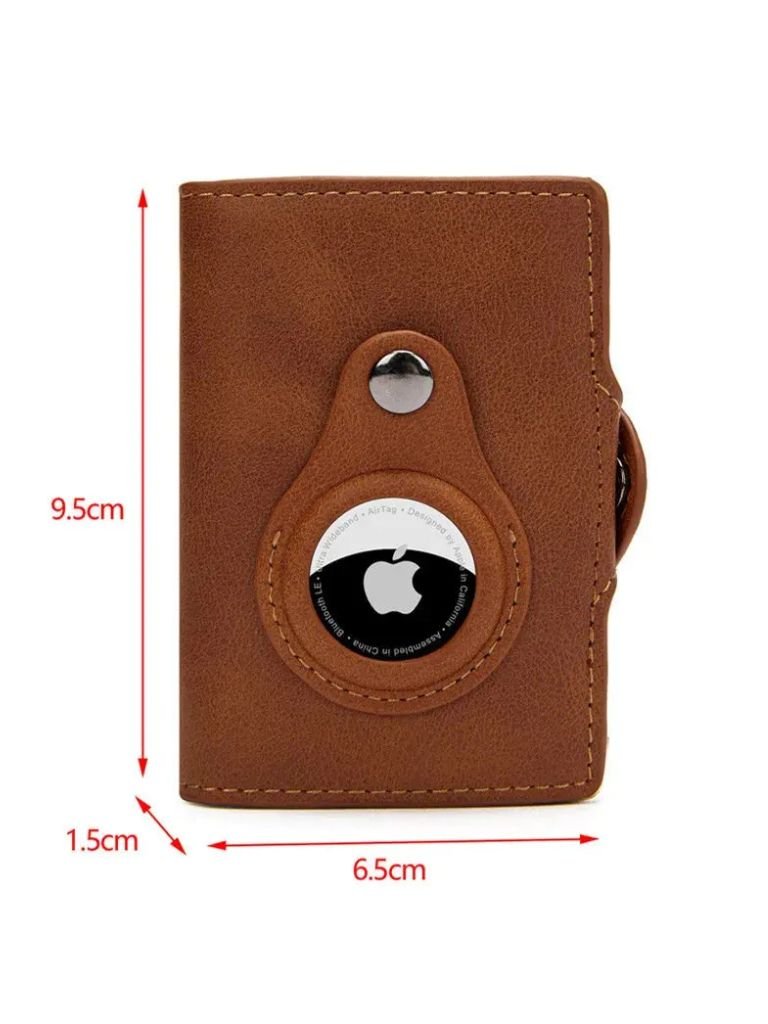 Essential Modern Wallet with AirTag Holder RFID Blocking for Men