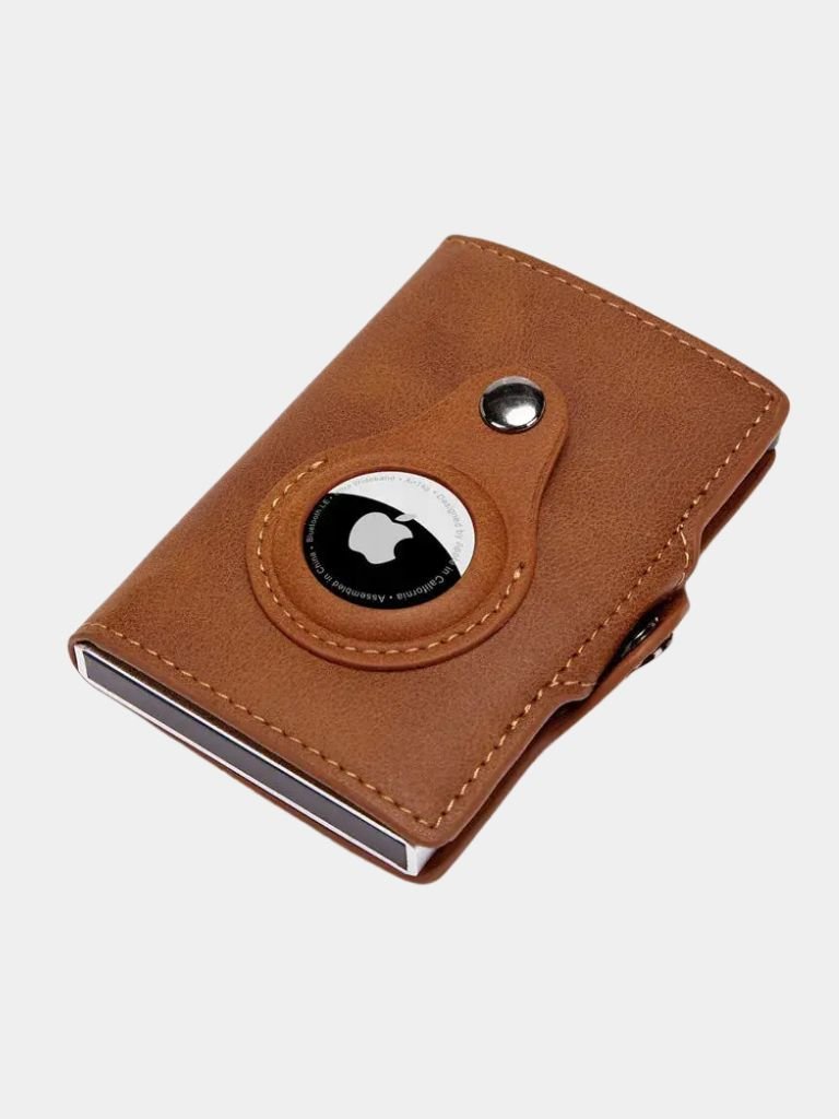 Essential Modern Wallet with AirTag Holder RFID Blocking for Men