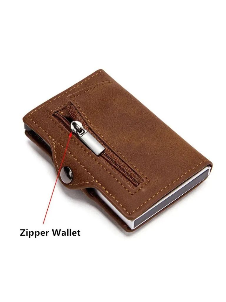 Essential Modern Wallet with AirTag Holder RFID Blocking for Men
