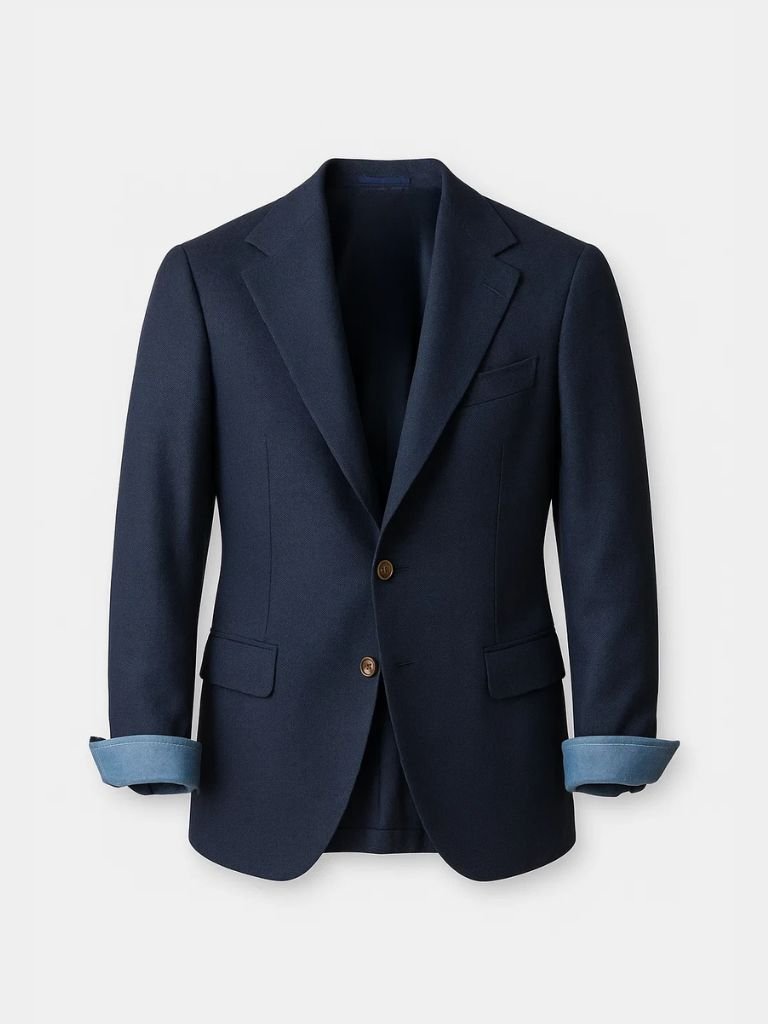Essential Nautical Seersucker Blazer for Men