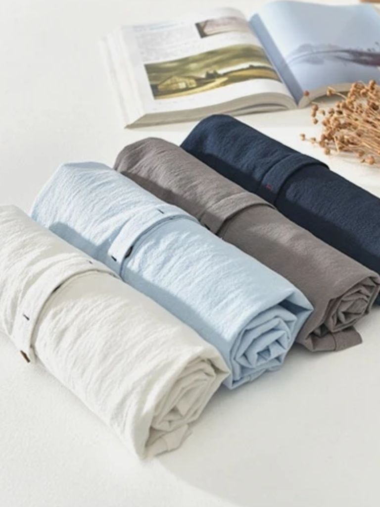 Essential Short Sleeve Linen Shirt for Men