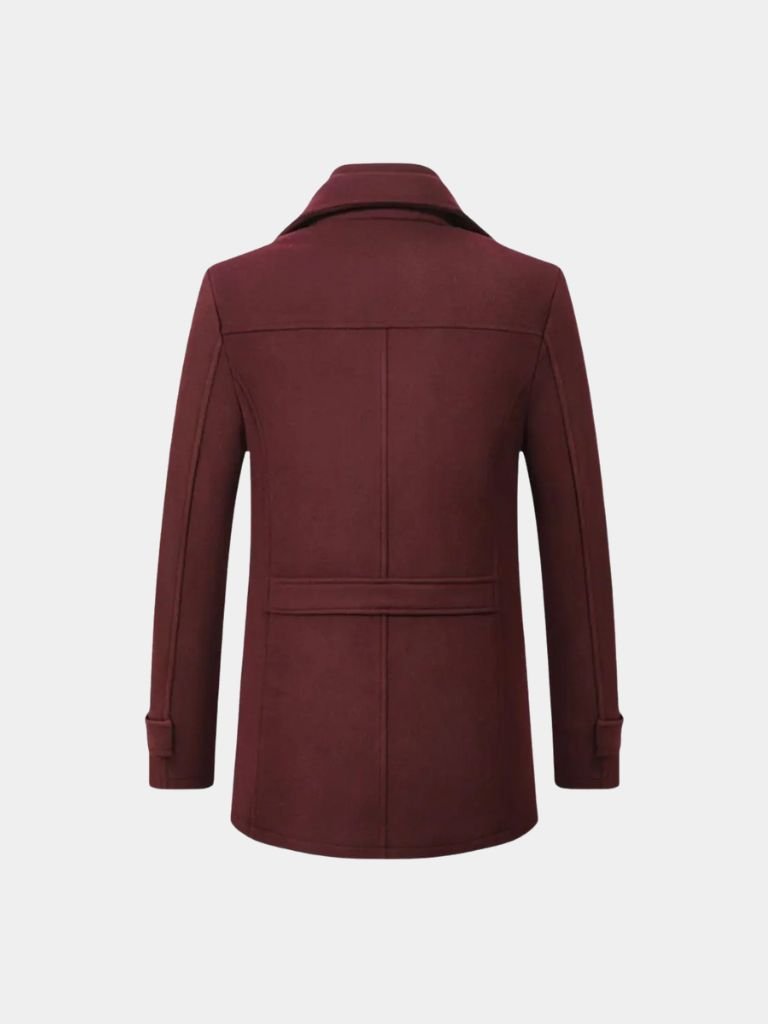 Essential Wool Blend Coat for Men