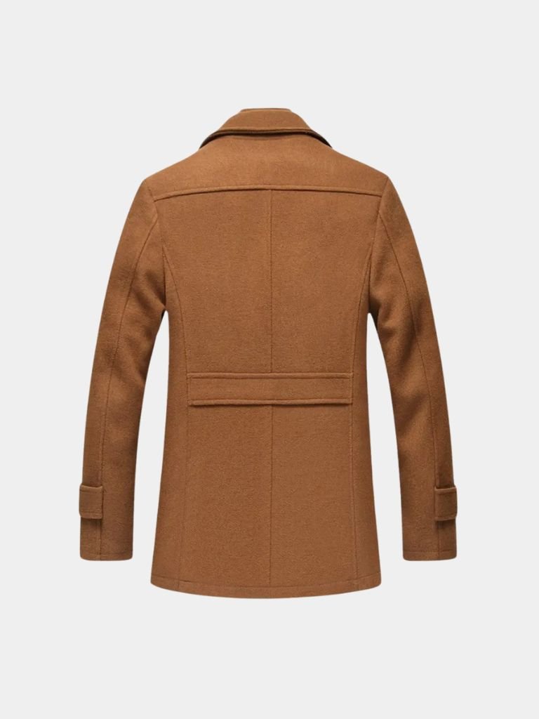 Essential Wool Blend Coat for Men