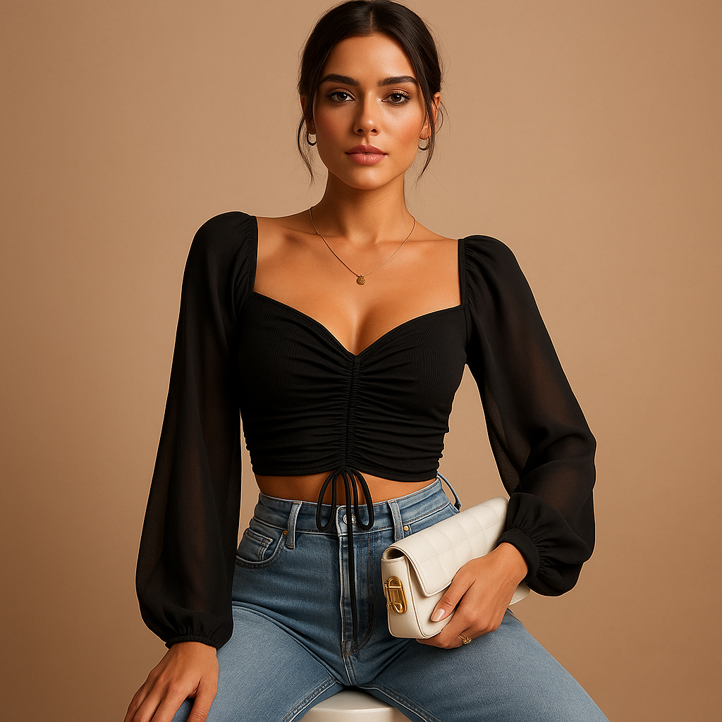 Fitted mini dress with sweetheart neckline for women | Eliza