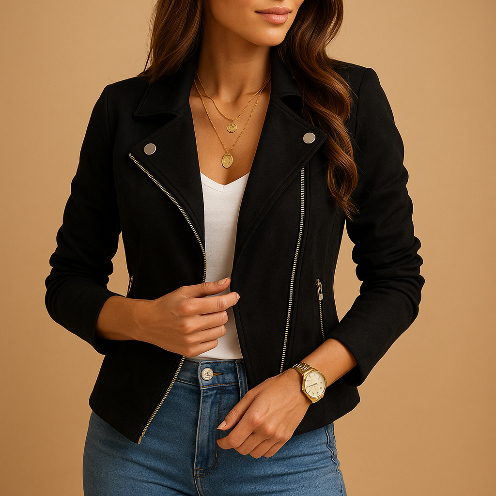 Fitted zip-up jacket for women | Elise