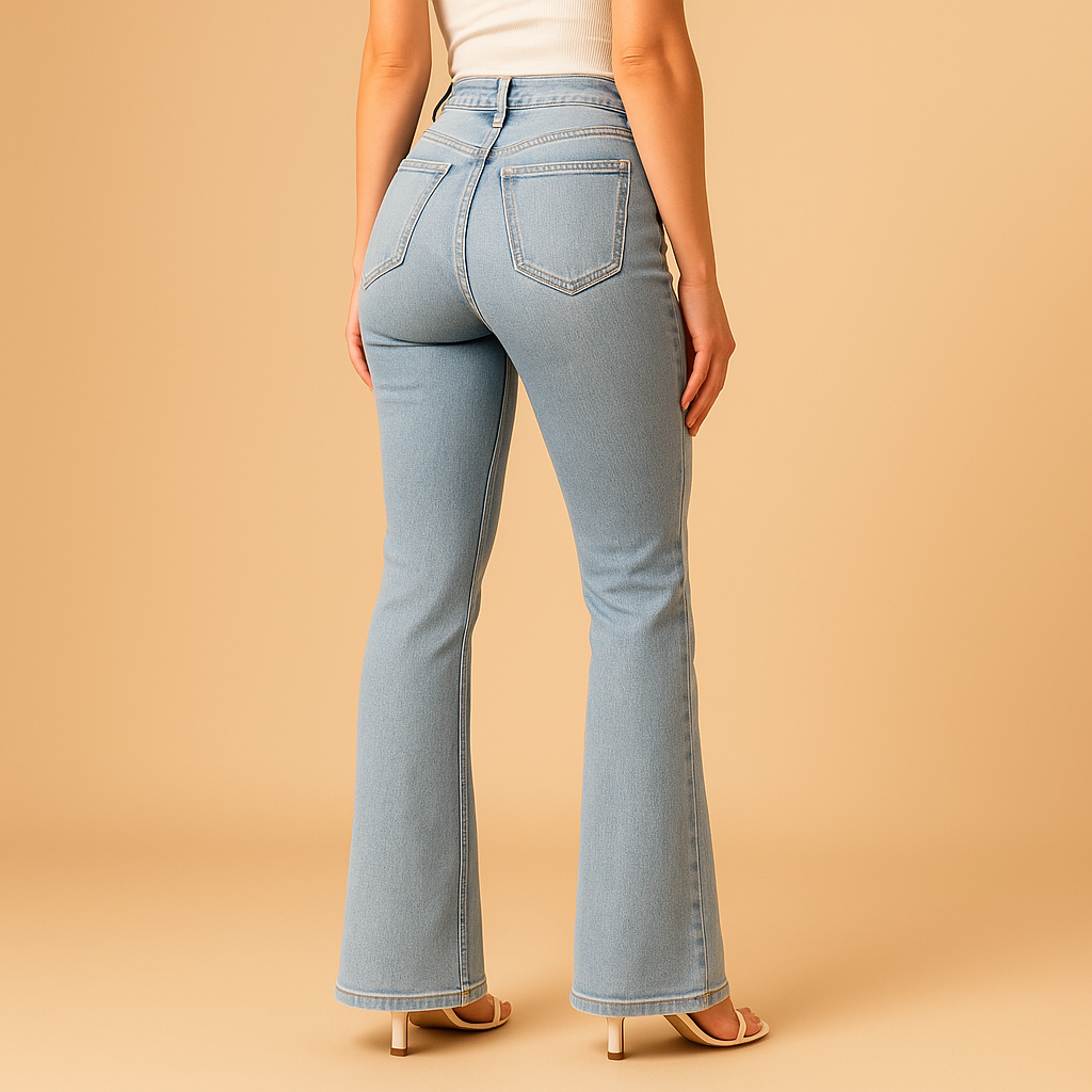Flared high waist jeans for women | Vanessa