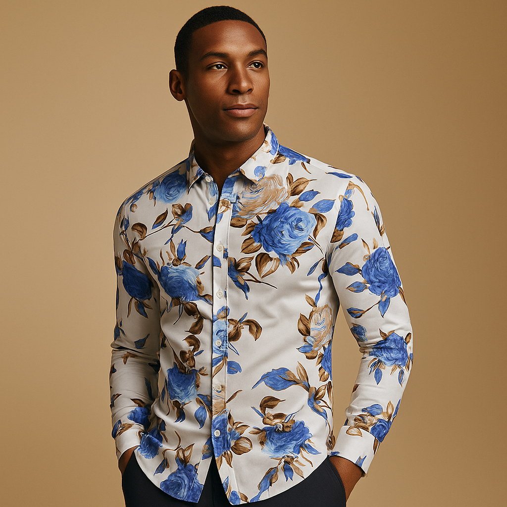 Floral print shirt for men | Mason
