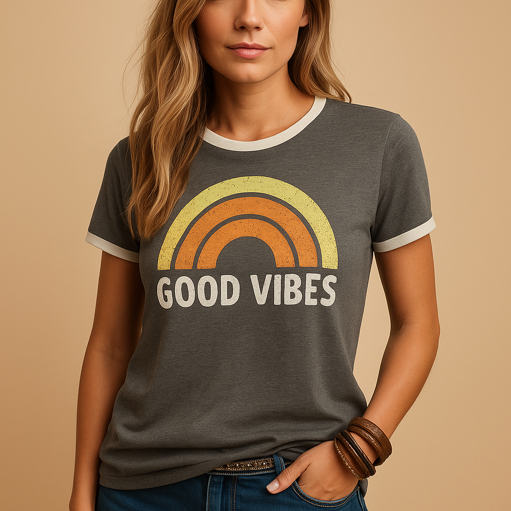 Good Vibes summer T-shirt for women | Zoe