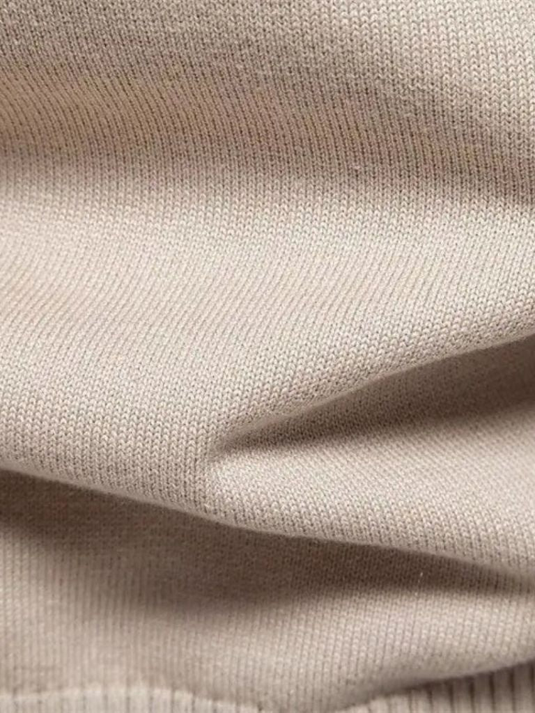 Half Zip Knitwear Solid Color Cardigan Sweater for Men