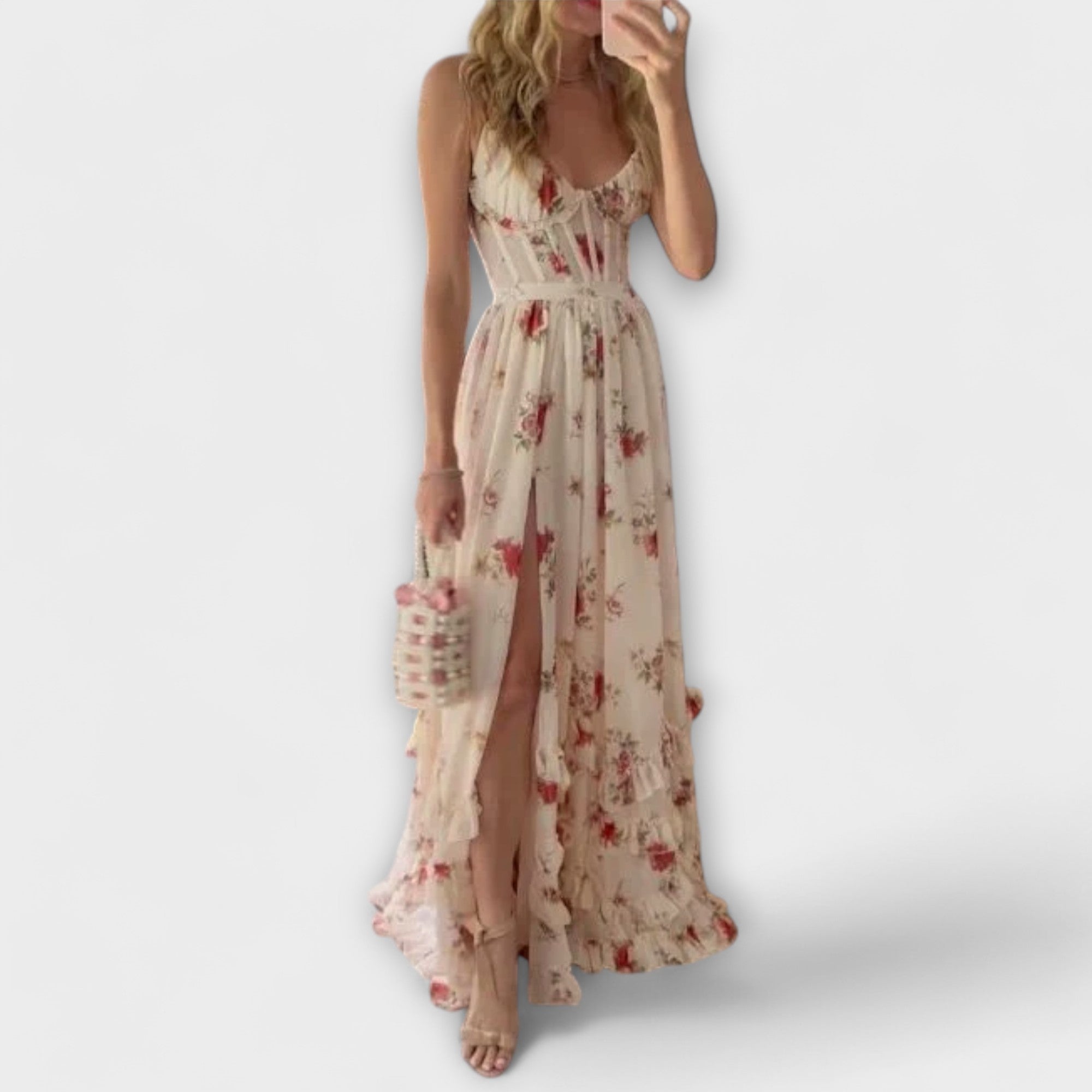 Dress with Floral Pattern