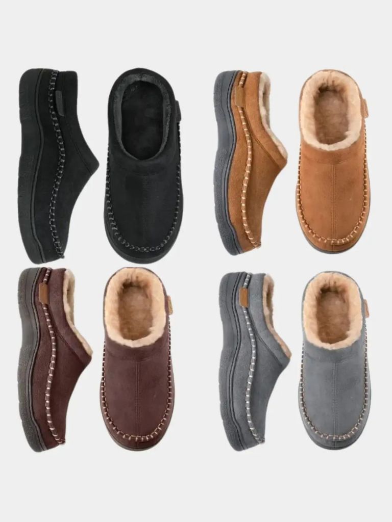 Heritage Luxe Lined Slippers for Men