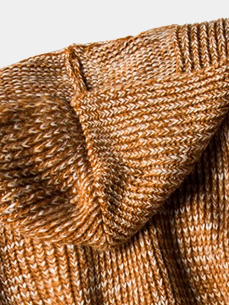 Himalaya Knit Hooded Jacket for Men