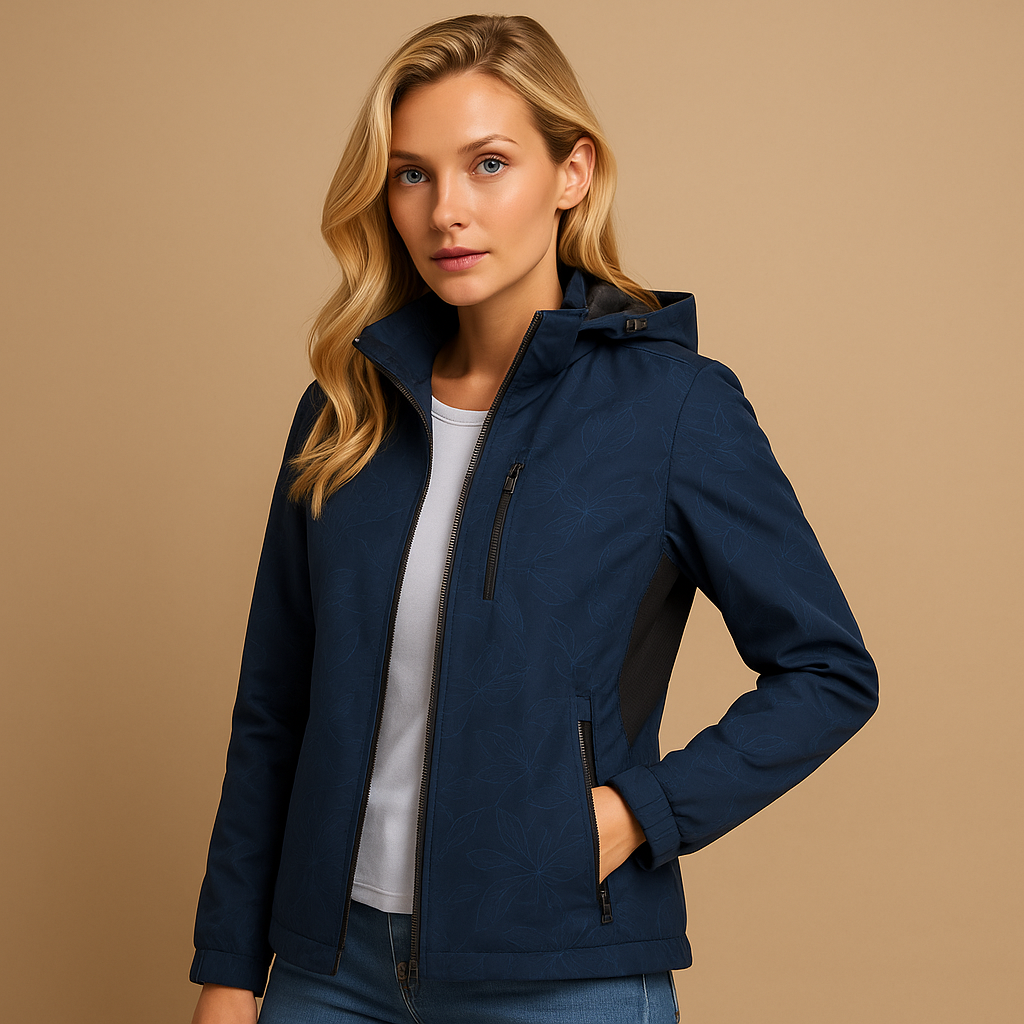 Hooded windbreaker jacket for women | Darcy