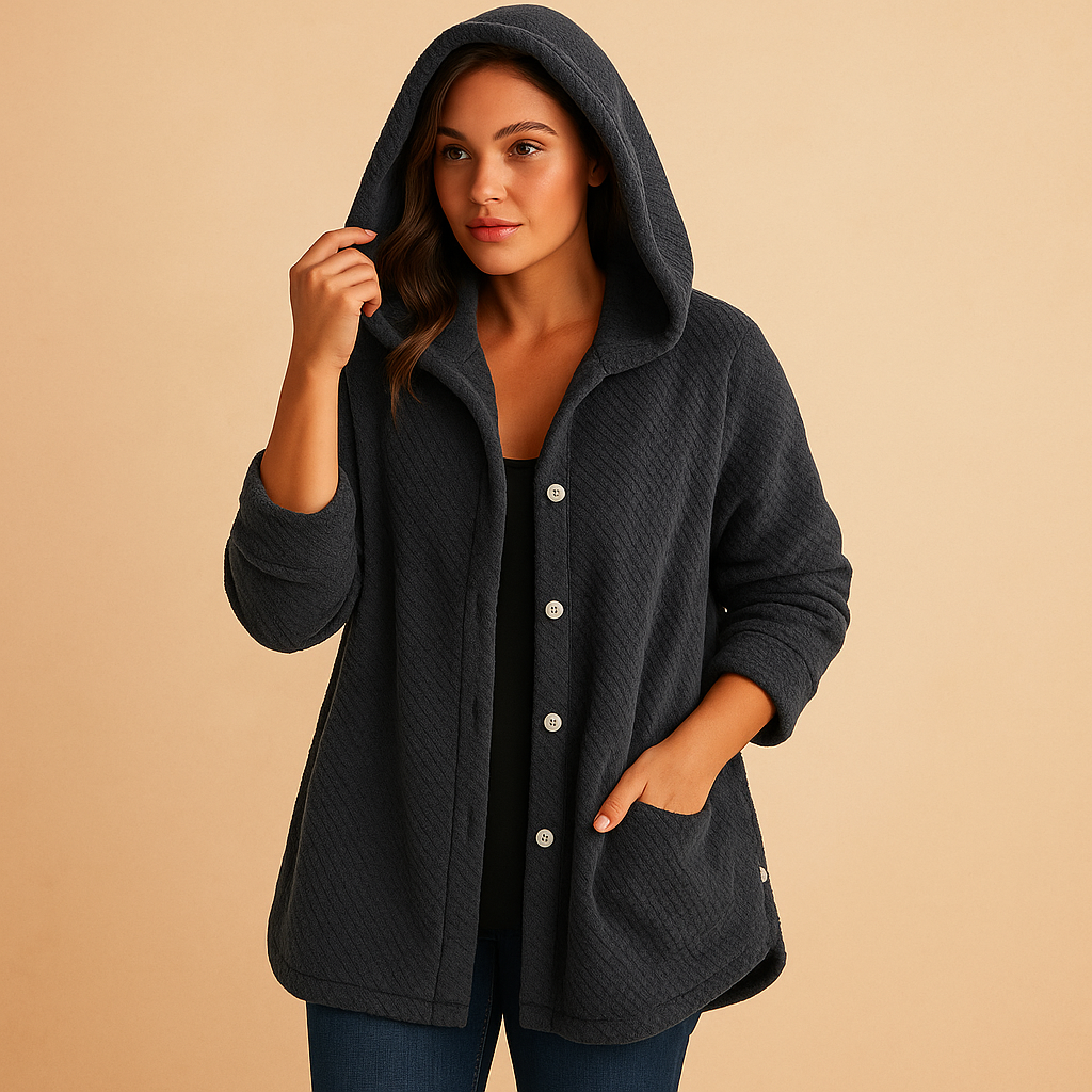 Hooded winter coat for women | Elodie