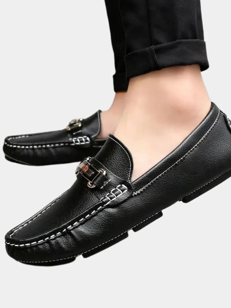 Italian Design Leather Loafers for Men