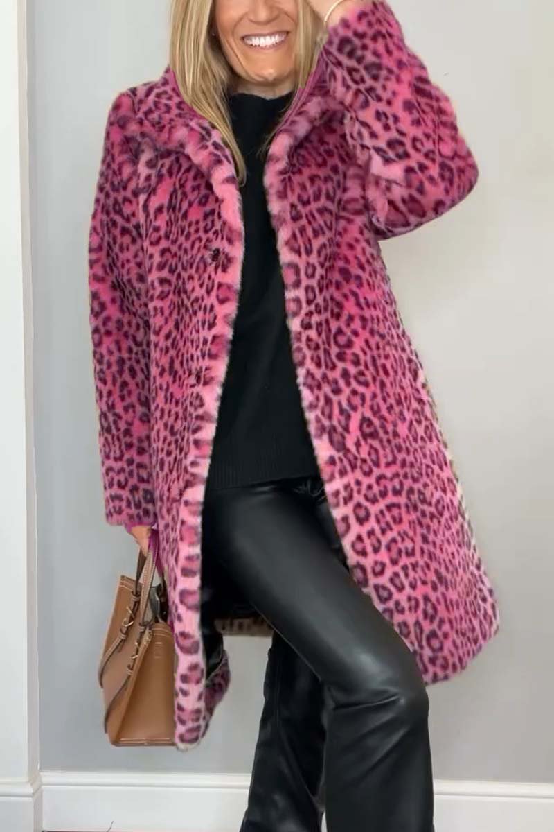 Trendy Leopard Coat for Women