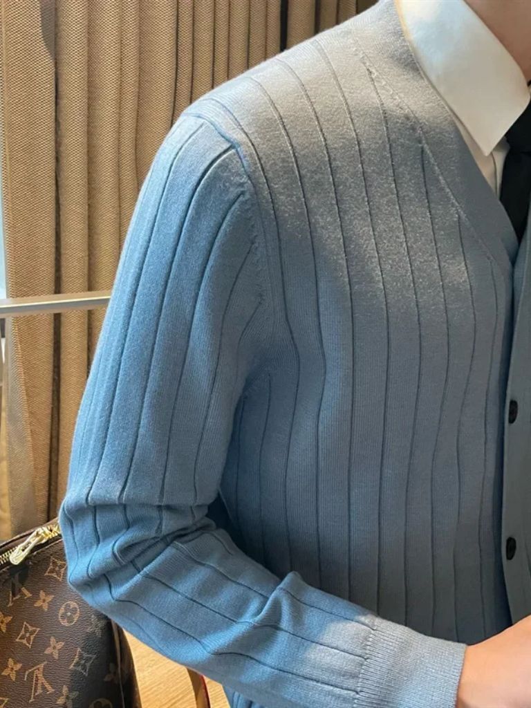 Knit Casual Cardigan for Men