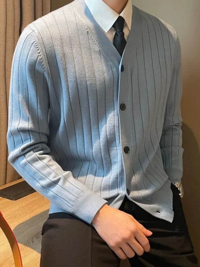 Knit Casual Cardigan for Men