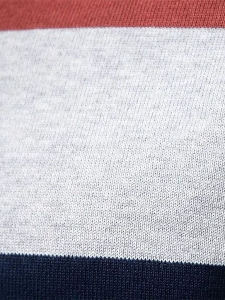 Knit Color Half Zip Knitwear for Men