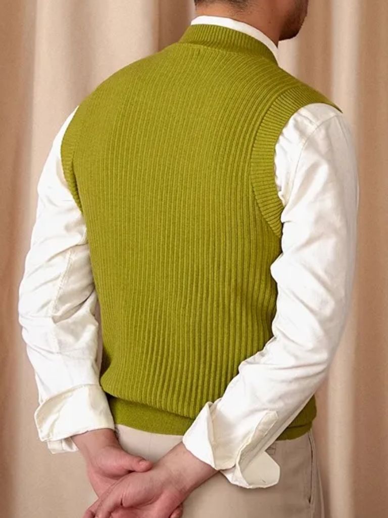 Knit Vest Waistcoat for Men