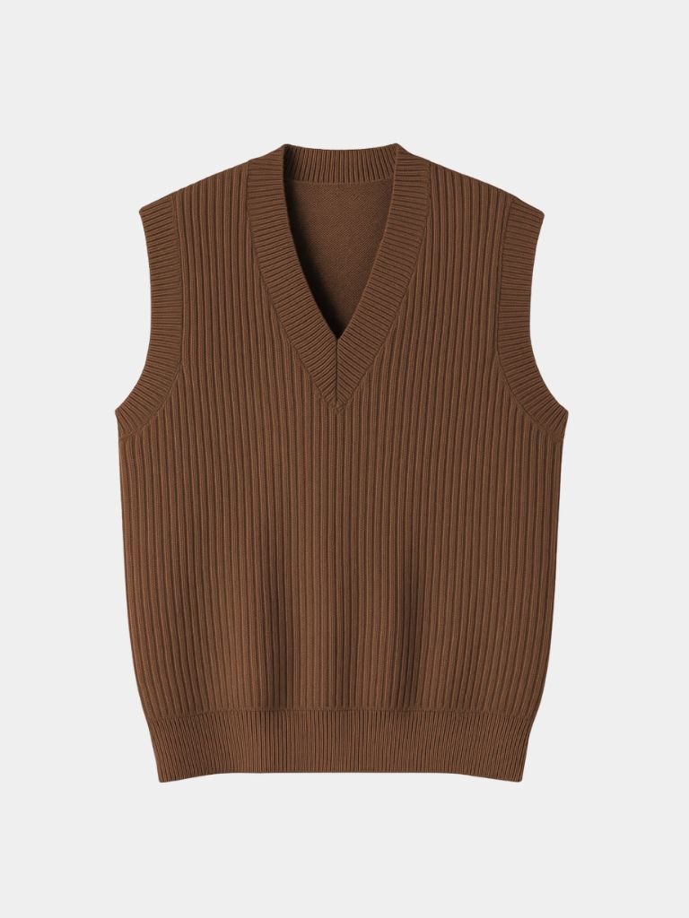 Knit Vest Waistcoat for Men