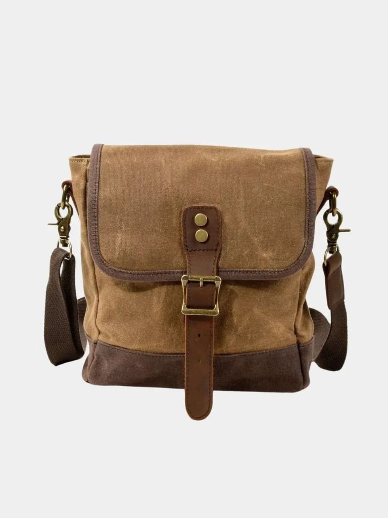 Leather Crossbody Shoulder Bag for Men