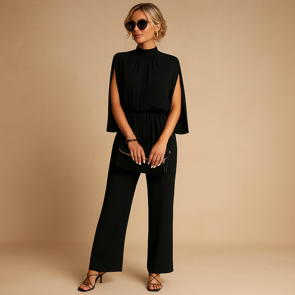 Light summer jumpsuit with adjustable straps for women | Hazel