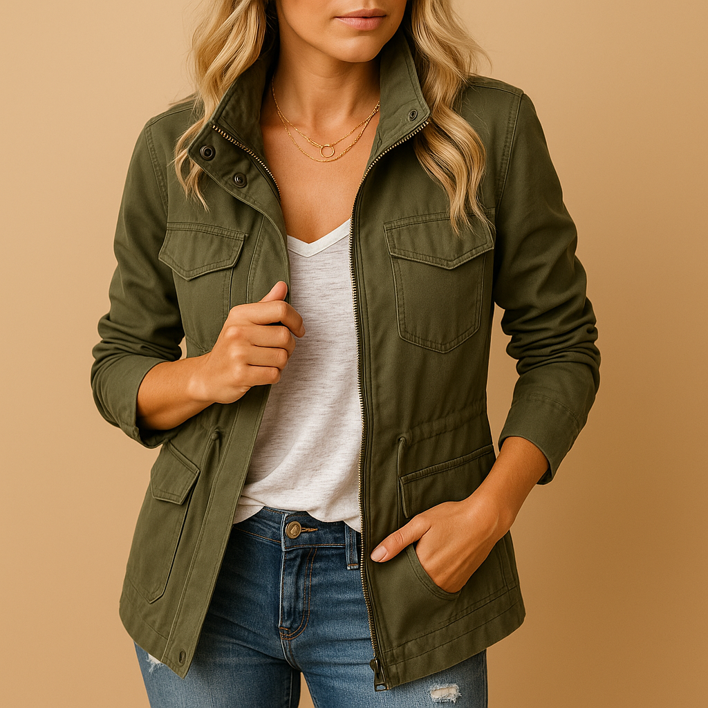 Light zip-up jacket for women | Isla