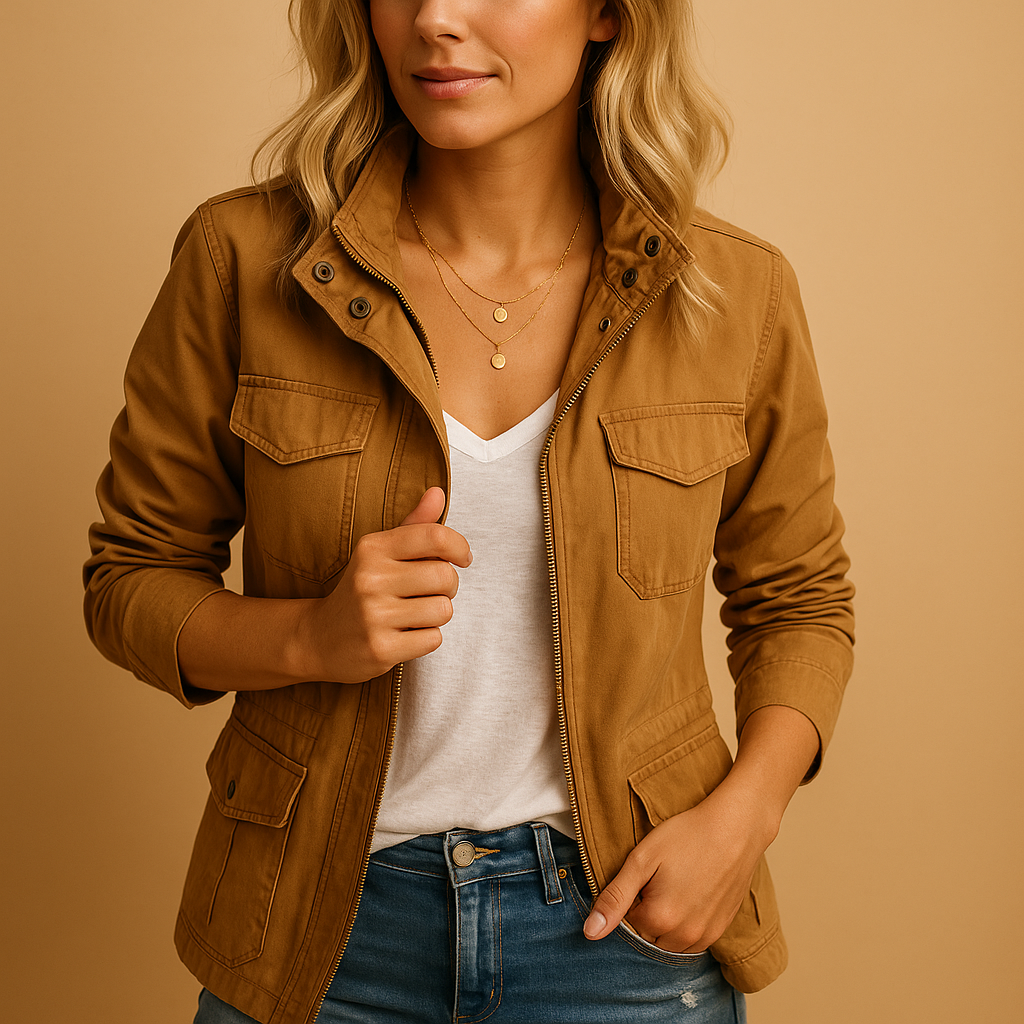 Light zip-up jacket for women | Isla
