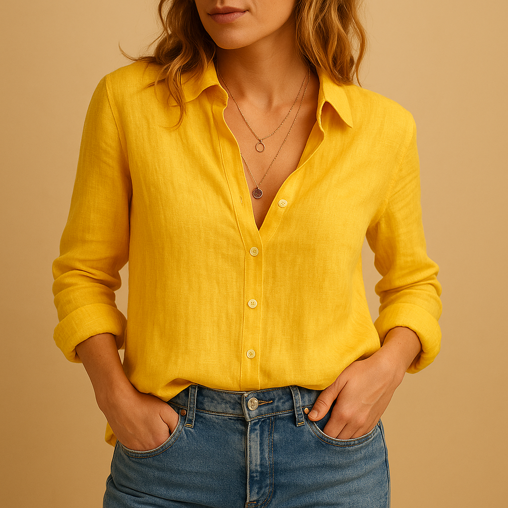 Lightweight autumn blouse for women | Harper