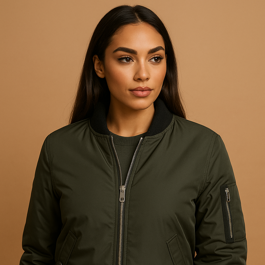 Lightweight bomber jacket for women | Ilaria