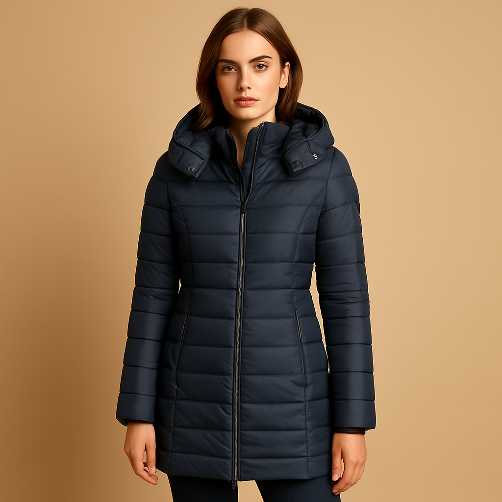 Lightweight puffer down jacket for women | Eliza