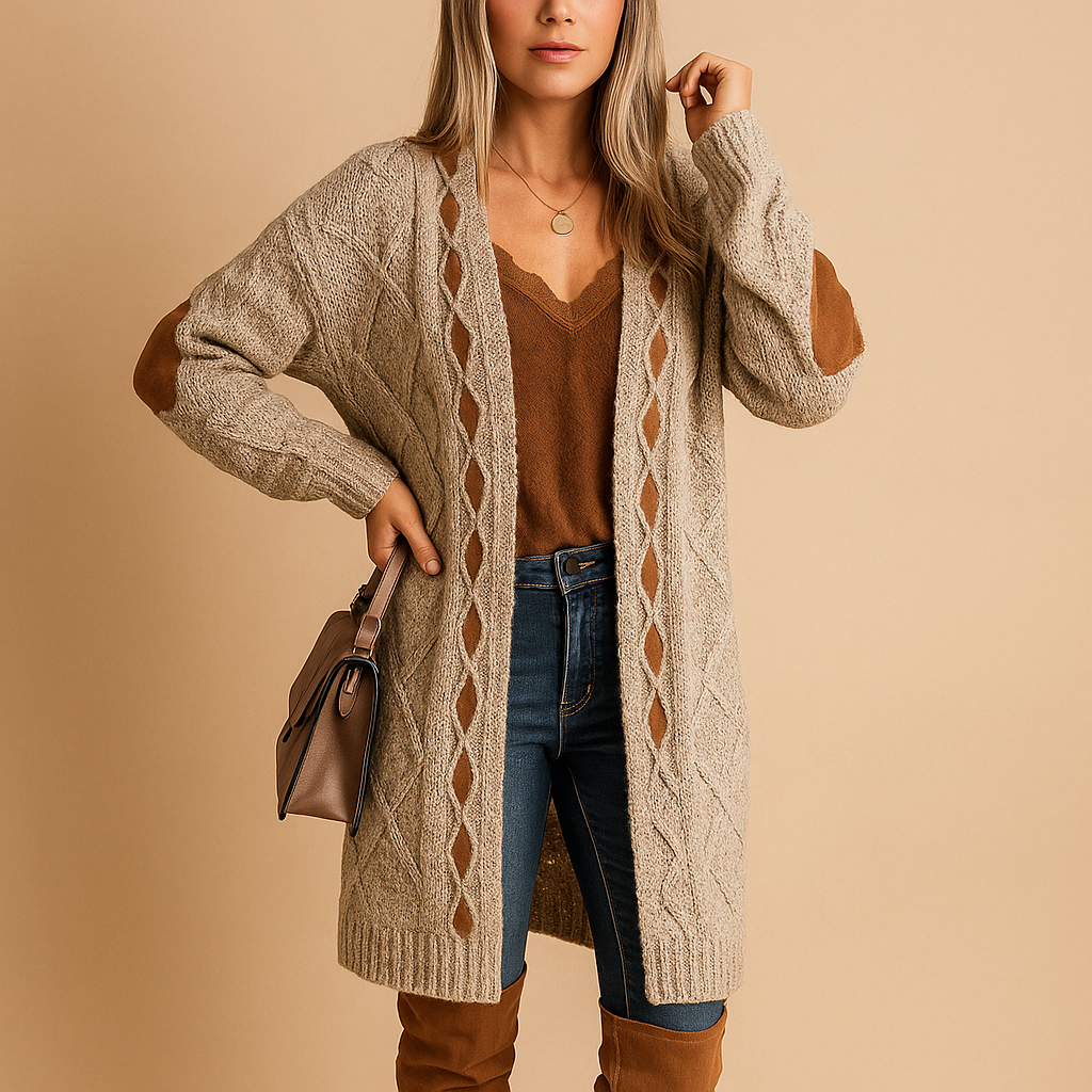 Lightweight hooded cardigan for women | Liana