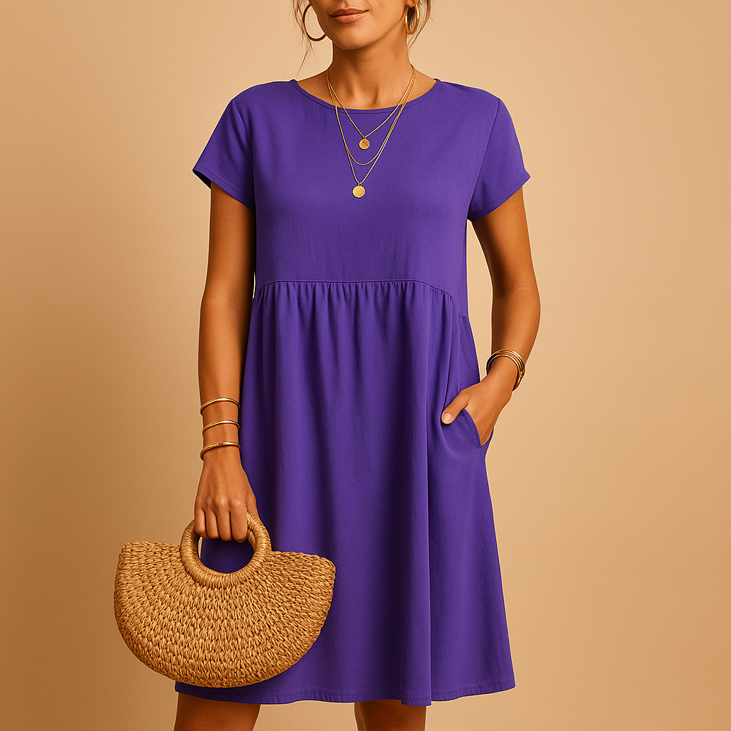 Lightweight summer dress with elegant fit for women | Keira