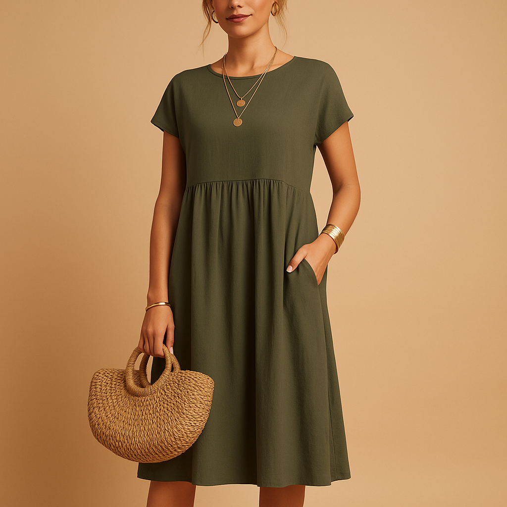Lightweight summer dress with elegant fit for women | Keira