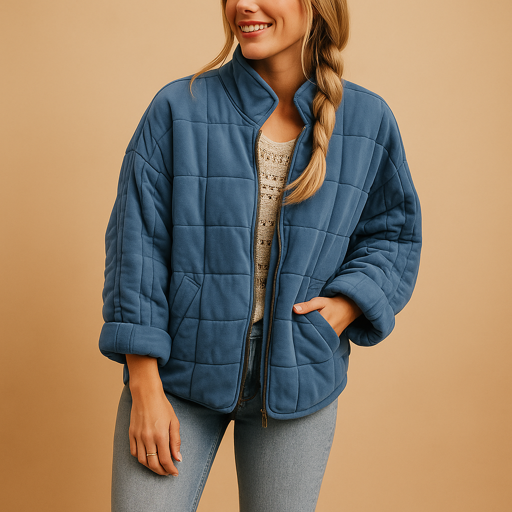 Lightweight summer jacket with pockets for women | Bernadette